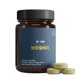 Bromelain Bromelain Eye Bilberry 600mg, 1 piece, 60 tablets / 브로멜라인 브로멜베리 아이 빌베리 600mg, 1개, 60정
