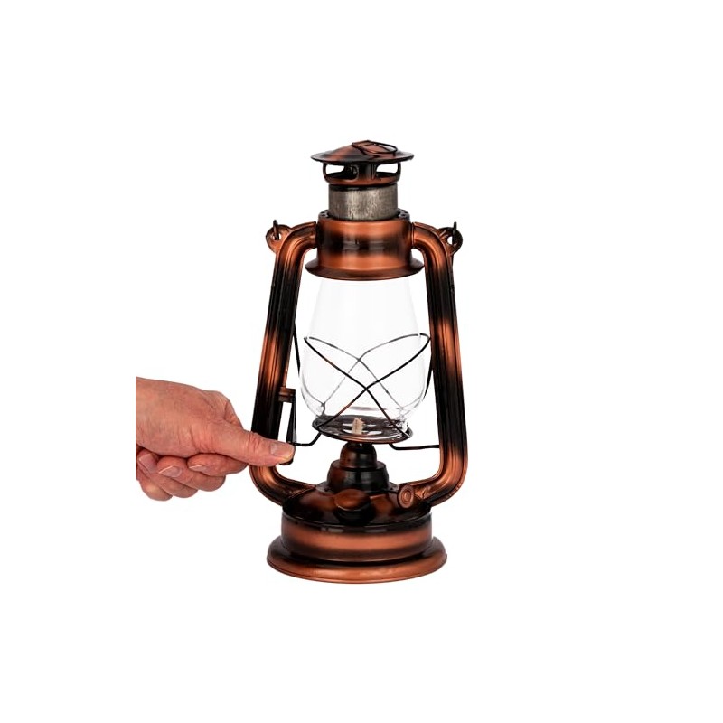 NKlaus Storm Lantern Petroleum Lamp Iron Bronze 31 x 14
