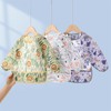 ElecMotive 3 Pack Long Sleeve Baby Bibs, Waterproof Sleeved Bib,