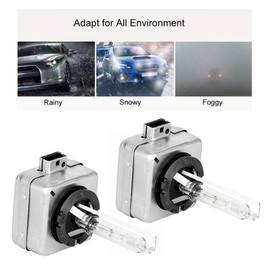 2008 9285141294 D1s, 2pc D1S 12V 6000K 35W Xenon Bright White Bulb Replacement 9285 141 294 and 66043 66142