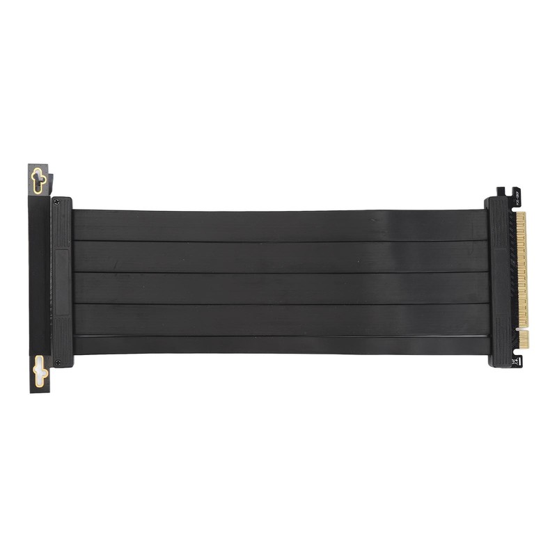 PCIE4.0 X16 Riser Cable 9.8in Length Right Angle High Speed