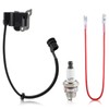 GoaMotors 501424329 Ignition Coil with Spark Plug Compatible with Husqvarna