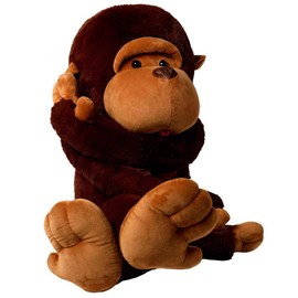 YunNasi Giant Monkey Teddy Large Cuddly Animal Plush Doll Toy Gift for Children Girlfriends XL/80cm