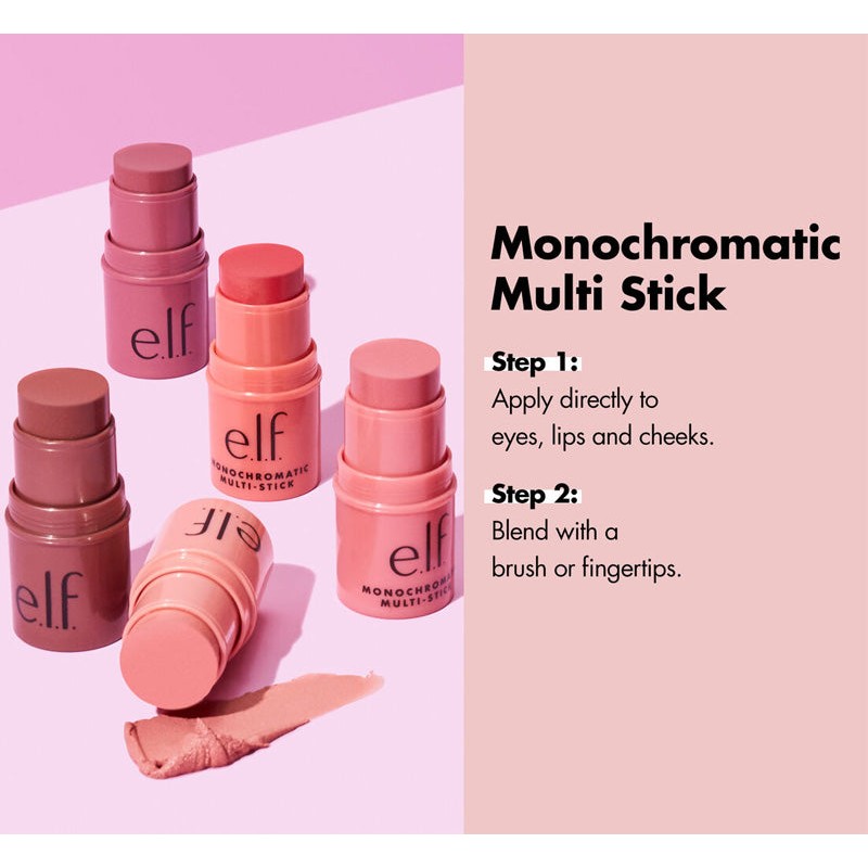e.l.f. MONOCHROMATIC MULTI STICK - GLIMMERING GUAVA, ELF