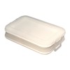 Set of 2 Food Storage Containers with Integrated Serving Plate,