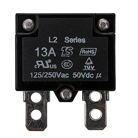 JIARUIXIN 2Pcs 13A 125/250Vac 50Vdc Automatic Reset Relay Fuse Therma Switch Circuit Breaker Current Overload Protector Children Ride On Toy Car Accessories
