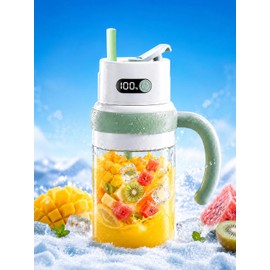 Becvtoz Portable Juicer Cup with LED Display - USB-C Personal Blender