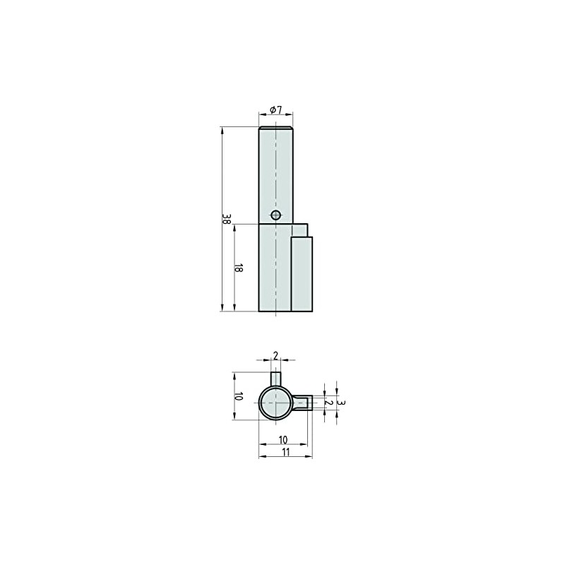 BASI Set of 4 Keyhole Locks for Room Doors BB