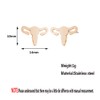 Mini Uterus Shape Stud Earrings Anatomic Organ Earrings Women Earrings