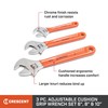 Crescent Crescent 3 Piece Adjustable Cushion Grip Wrench Set 6",