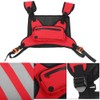 Multi Functional Outdoor Sports Running Chest Bag Adjustable Red Vest