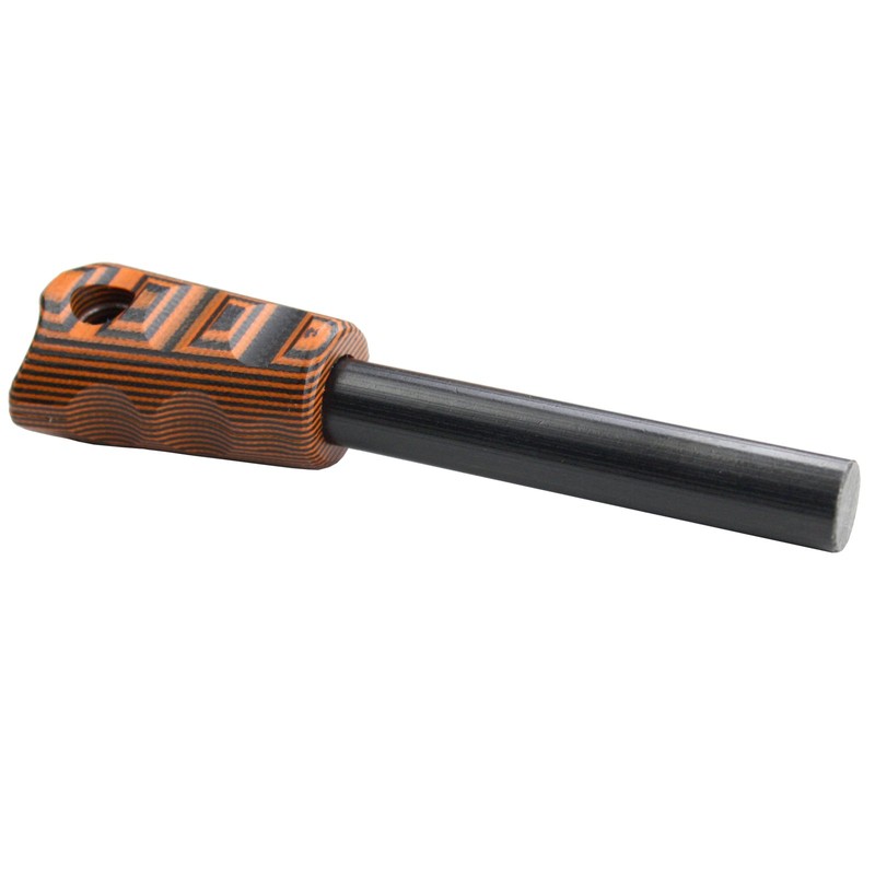 StonerCNC Fire Starter 3/8" Bushcraft Ferro Rod with G10 Handle