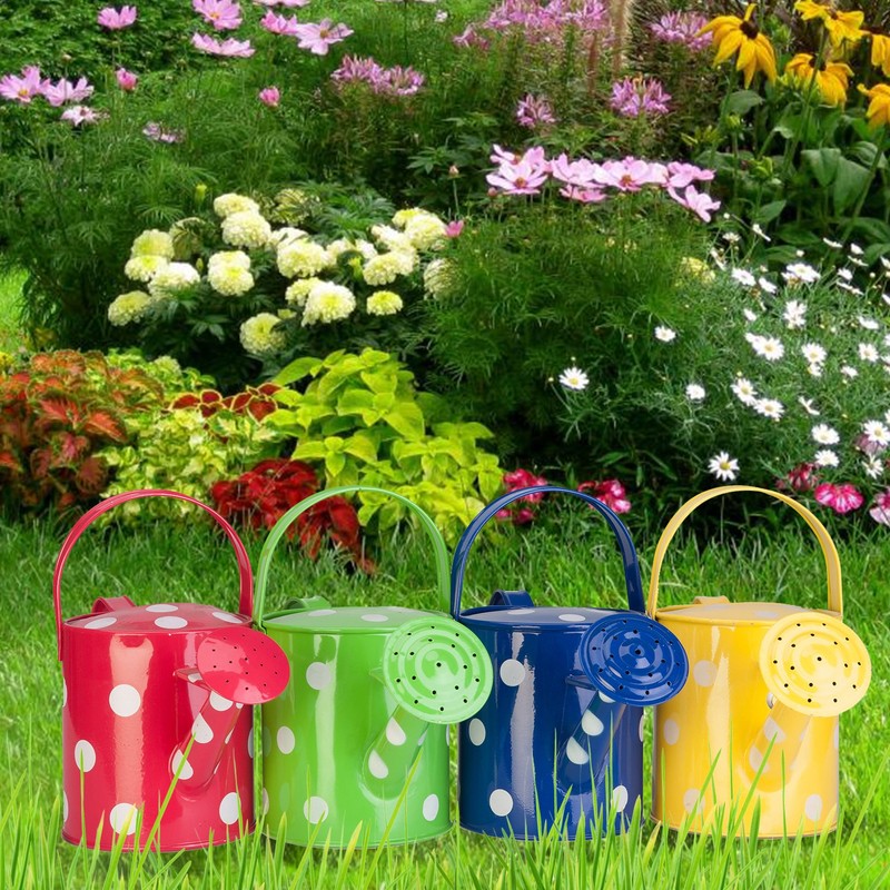 PANACEA PRODUCTS CORP 1/2 gallon, Polka Dot Watering Can, Color