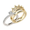 Jeulia 2 Carat Crown 925 Sterling Silver Ring For Women