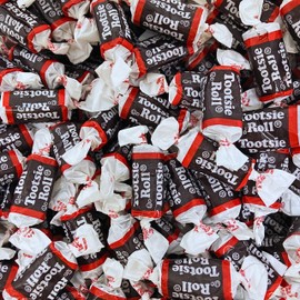 Tootsie Roll Midgees Chewy Taffy Candy Bulk Pack 3.5-Lbs- Tootsie Chocolate Midgees, Individually Wrapped Party Candy (56-Oz)