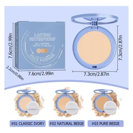 Polvos Compactos Matte Perfection, (2 Unidades,