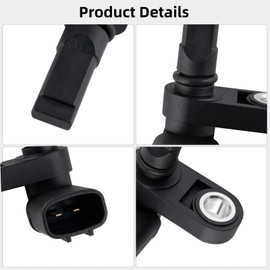 OVANOH 2PCS Front Rear Left ABS Wheel Speed Sensor Compatible with Toyota Tacoma 2005-2020 4Runner 2003-20 FJ Cruiser 2007-14 Land Cruiser 2008-20 Le-xus 2003-2020 Driver Side Replace 89542-04020