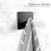 PNWNNH Adhesive Towel Hooks Heavy Duty Stick on Wall Hooks
