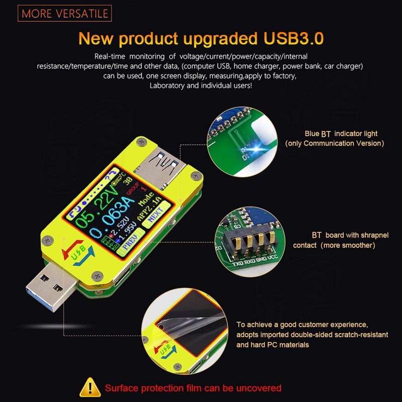 DollaTek UM34C USB Meter Tester Voltage Current Bluetooth Charger Voltmeter