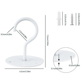 Reagia 3PCS Ceiling Hooks for Hanging Plants, Wall Mount Metal S Plant Hangers with Screws and Anchors for Hanging Plant Baskets, Lanterns, Wind Chimes, Bird Feeder (White)