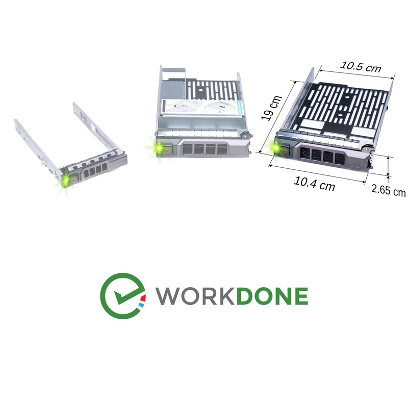WORKDONE 3.5 Inch LFF Caddy Compatible with Dell PowerEdge 13-11