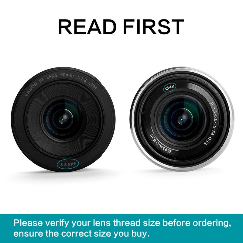 Fotover 72 mm Lens Filter Kit: UV CPL Polarisation Adjustable