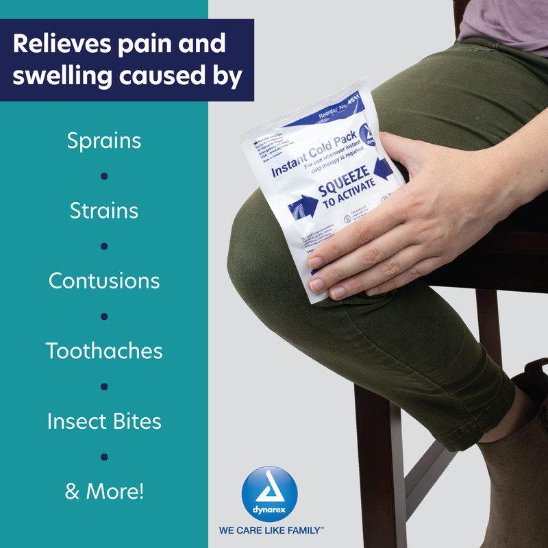 Dynarex Cold Pack 4 x 5, 24 count