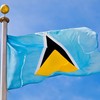 Runesol St Lucia Flag, 91x152cm, 3ft x 5ft, 4 grommets,