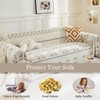 ROOMLIFE Chenille Couch Cover Minimalist Anti-cat Scratch Soft Chenille Sofa