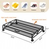 KOSIWU Under Bed Shoes Storage, 2 Pack Rolling Under-bed Storage
