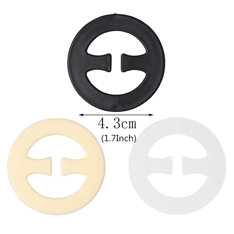 6 Pcs Bra Straps Clips, Racerback Bra Clips, Elastic Adjustable