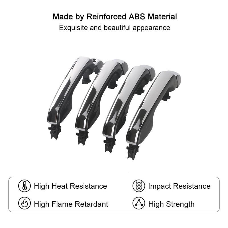 HLBTK 69210-60170 Exterior Door Handles - Front Rear Left Right