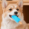 Kauspielzeug für Hunde, Eiscreme-Form, interaktiv, kühlend, befüllbar, Wasser-Design, Zahnen für
