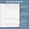 CalenDream Meeting Notebook for Work Organization - Work Planner Notebook