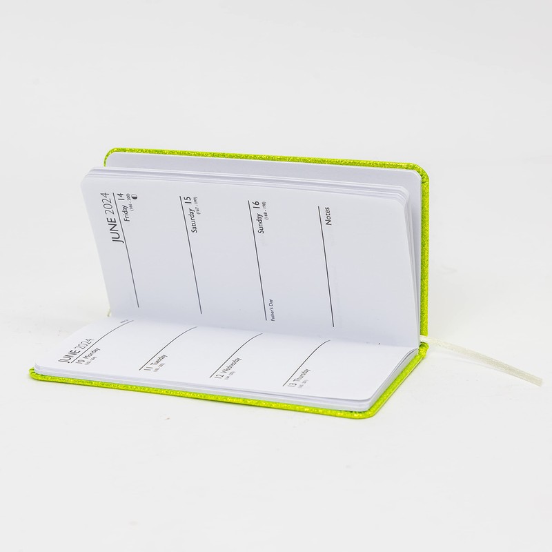 2024 Diary Week to View Slim Size Full Year Journal