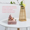 Giilayky Wooden Musical Box Featuring Mountain Tunnel With Small Moving