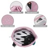 Drawstring Backpack Sports Gym Sackpack with Mesh Pockets Water Resistant