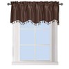 sheetsnthings Chocolate One Straight Valance Measures 70 inch Wide by