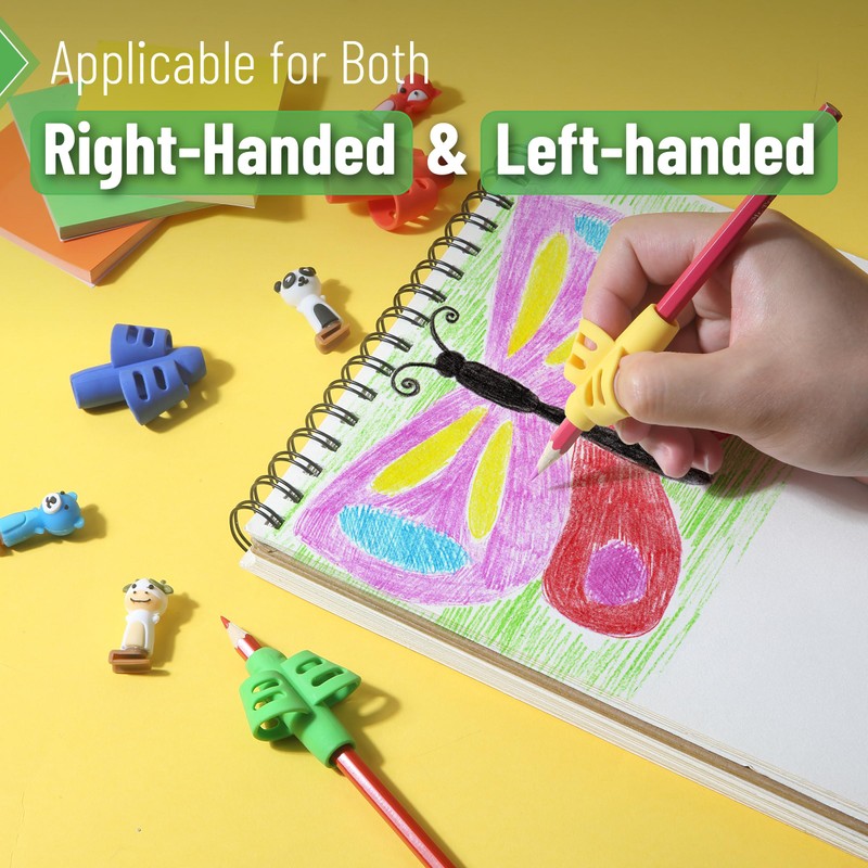 Mr. Pen- Pencil Grips for Kids Handwriting, 4 Pack with