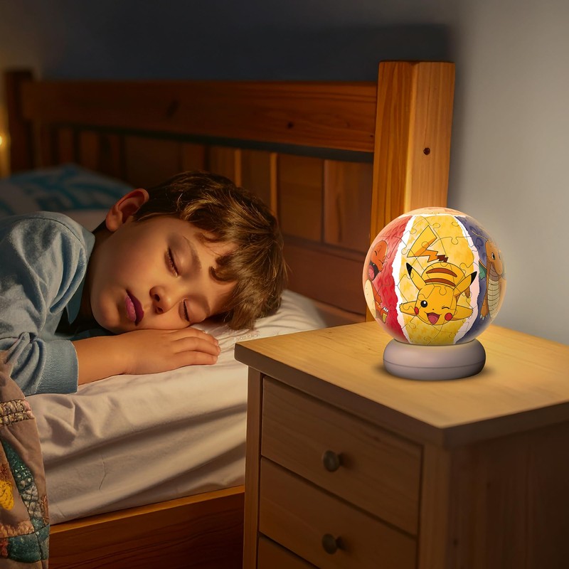 Ravensburger - Puzzle Ball Nightlight Pokémon | Puzzle 3d Bambini