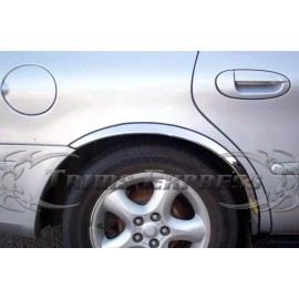 Trims Express for:2003-2008 Pontiac Vibe Fender Wheel Well Arch Trim 4Pc 2" Stainless