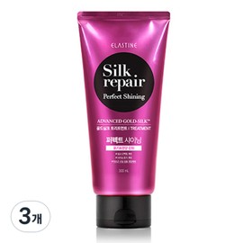 Elastine Silk Repair Treatment Shining Gold 300ml 3pcs / 엘라스틴 실크리페어 트리트먼트 샤이닝 골드 300ml 3개