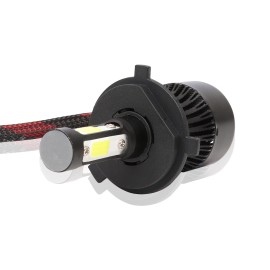 SHENKENUO Bombillos LED Focos Para Auto Carro H4 Luz De Coche Faros Faro Delanteros 2pcs