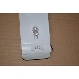 CEC Miniature Incandescent BI-Pin Light Bulb BOX of 10 lamps   #12  6 volt