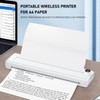 Portable Wireless Printer 8.5 X 11in US Letter Mini Bluetooth