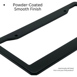 Custom License Plate Frame for Cars (Pack of 2)