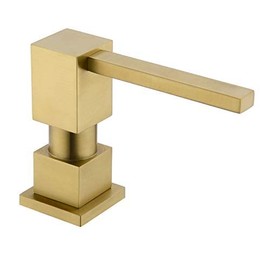 Soap Dispenser for Kitchen Sink,Built in Pump Kitchen Sink Dish Soap Dispenser, Gold Kitchen Sink Countertop Soap Dispenser,Refill from The Top Hand Soap Dispenser Pump