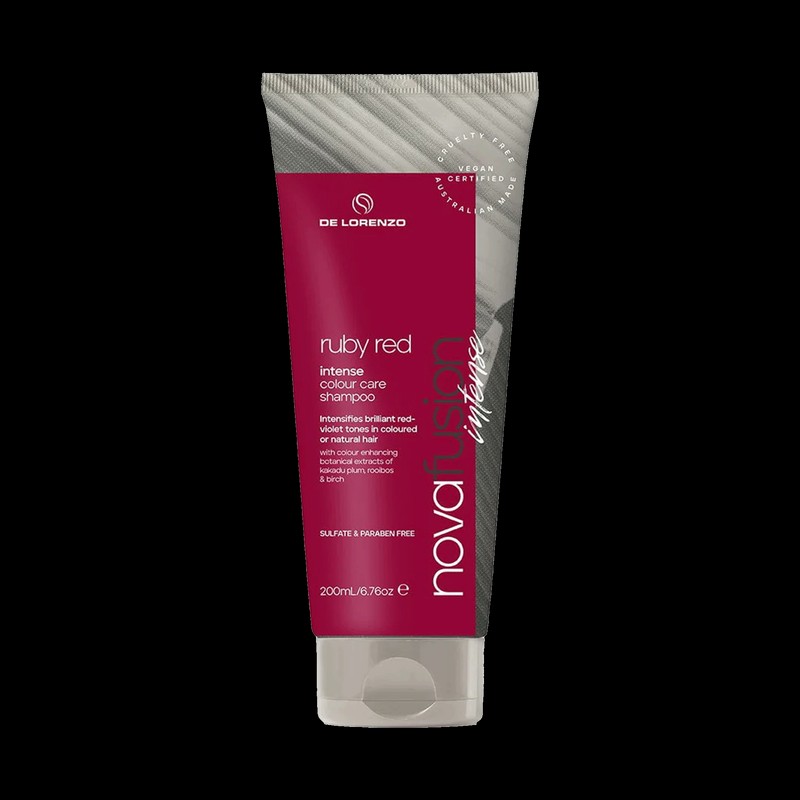 De Lorenzo Novafusion Colour Care Shampoo Intense Ruby Red 200ml