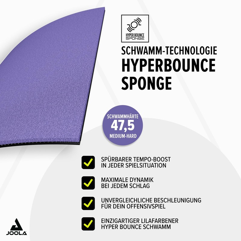 JOOLA Dynaryz ACC covering, purple, 2.3 mm