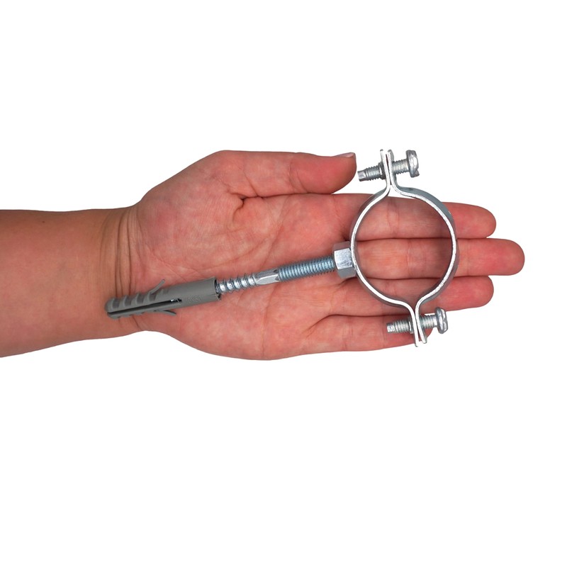 SKIR'CO Pack of 4 pipe brackets for diameter 40-45 mm